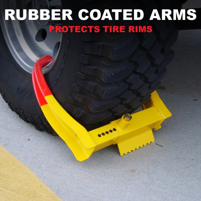 TRIMAX TCL75 - Trailer Wheel Lock - Fits 7"-11.25" Tires - Wheel Boot Lock for Trailer, Car, Truck, Boat, ATV, Camper, and More - Image 3